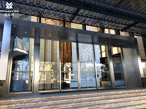 平移感應玻璃黄片大全下载-深圳紫元園大廈案例圖片